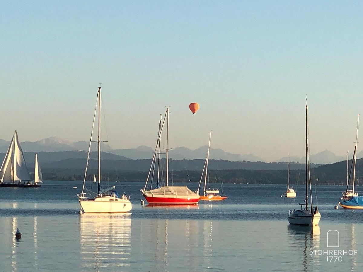 5 Sterne Penthouse-Loft Gut Stohrerhof Bis 4 Personen Dießen am Ammersee Eksteriør billede