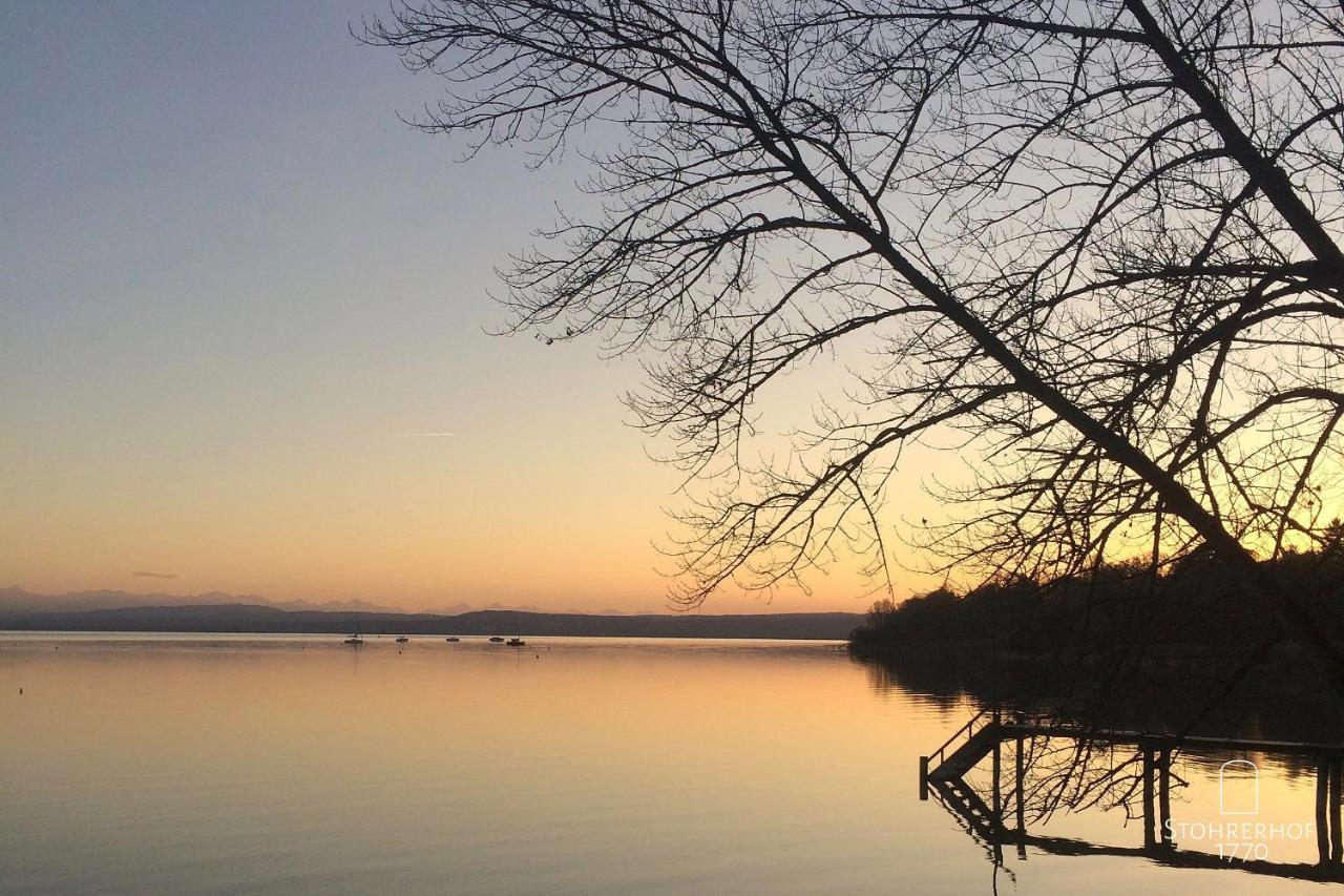 5 Sterne Penthouse-Loft Gut Stohrerhof Bis 4 Personen Dießen am Ammersee Eksteriør billede