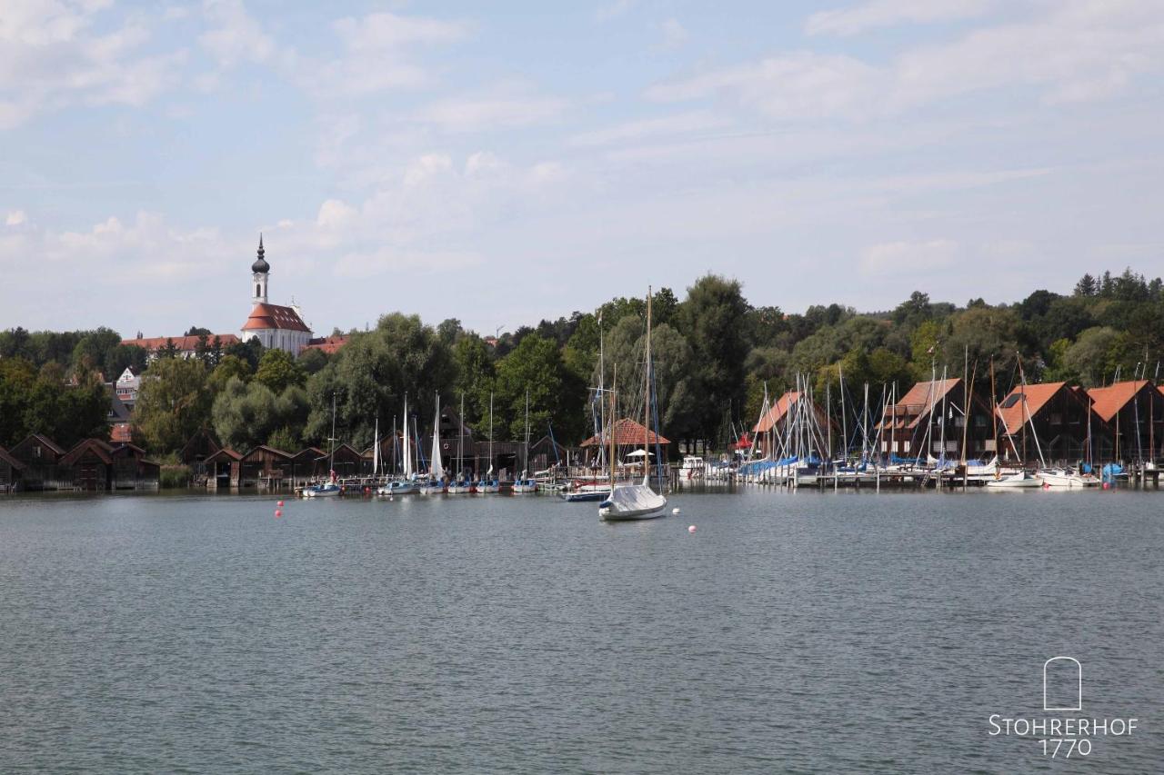 5 Sterne Penthouse-Loft Gut Stohrerhof Bis 4 Personen Dießen am Ammersee Eksteriør billede