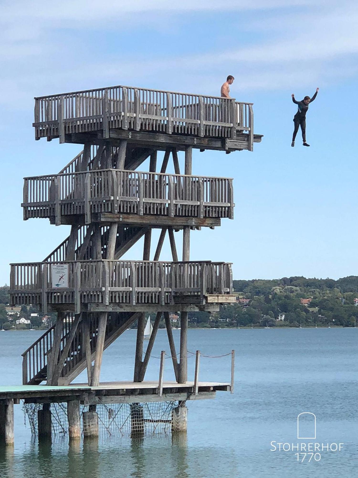 5 Sterne Penthouse-Loft Gut Stohrerhof Bis 4 Personen Dießen am Ammersee Eksteriør billede