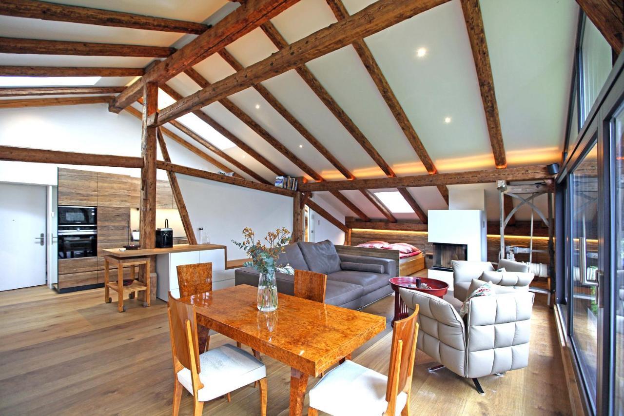5 Sterne Penthouse-Loft Gut Stohrerhof Bis 4 Personen Dießen am Ammersee Eksteriør billede